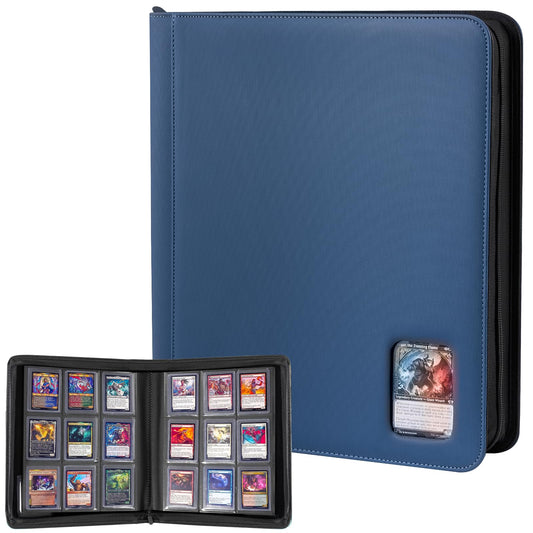 ProCase Top Loader Binder front cover with durable PU leather protecting cards during storage.