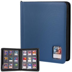 ProCase Top Loader Binder front cover with durable PU leather protecting cards during storage.