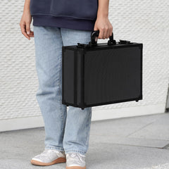 ProCase Toploader sturdy handles and locks support secure, portable storage.