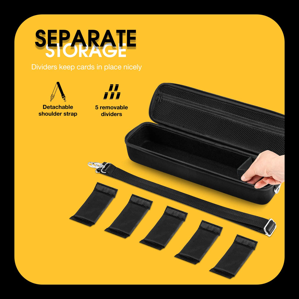 ProCase with shoulder strap and handle for comfortable travel.