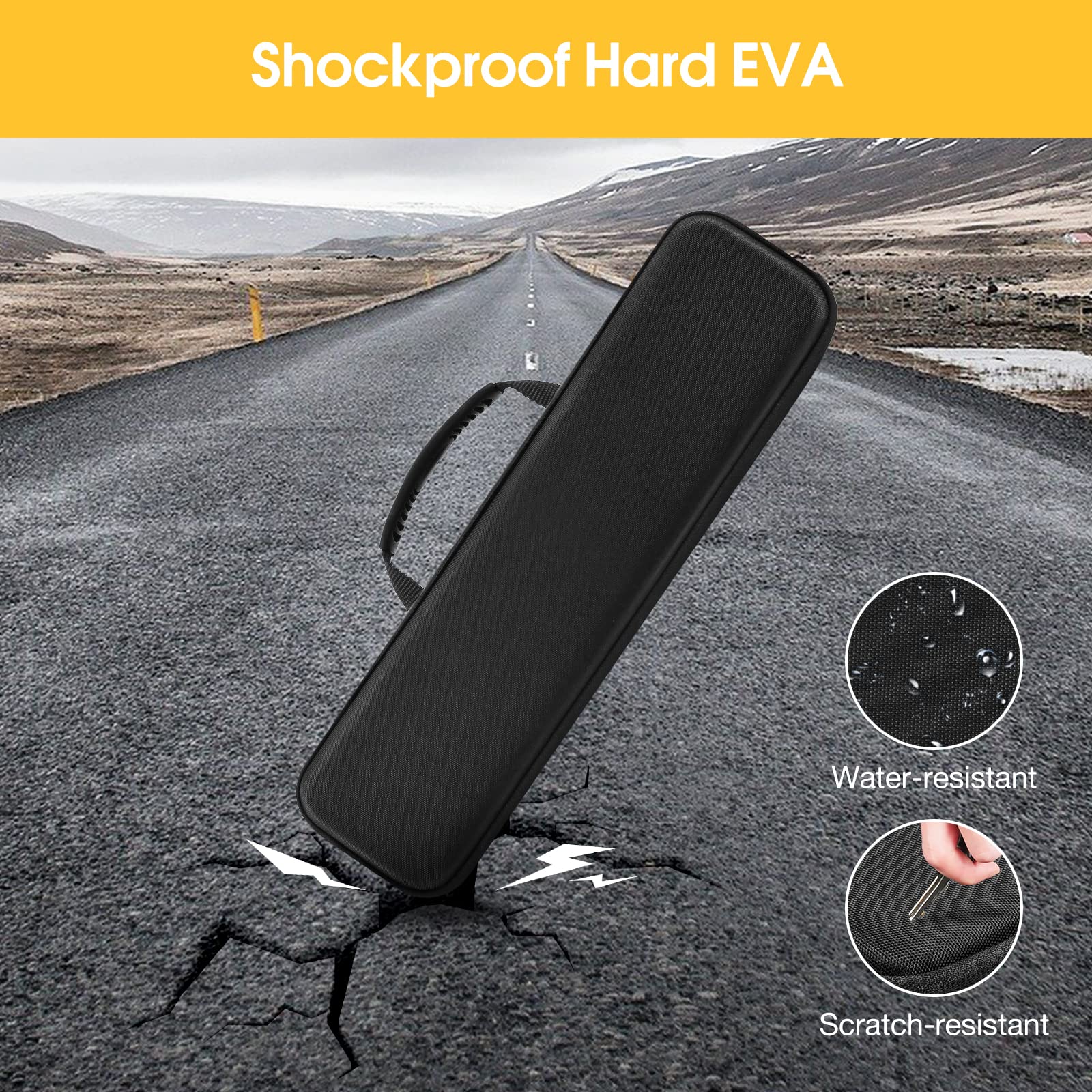 ProCase two-way zipper enables easy card access during play.