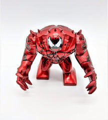 Prodigy Toys Mini Spiderman Carnage close-up with vibrant colors for fans.