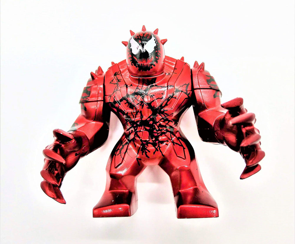 Prodigy Toys Mini Spiderman Carnage figure close-up face showing detailed sculpt for display and collecting.