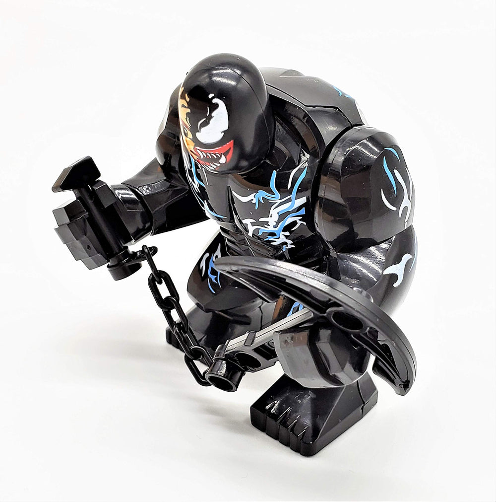 Prodigy Toys Venom face-off head shows two distinct forms for collectibles.