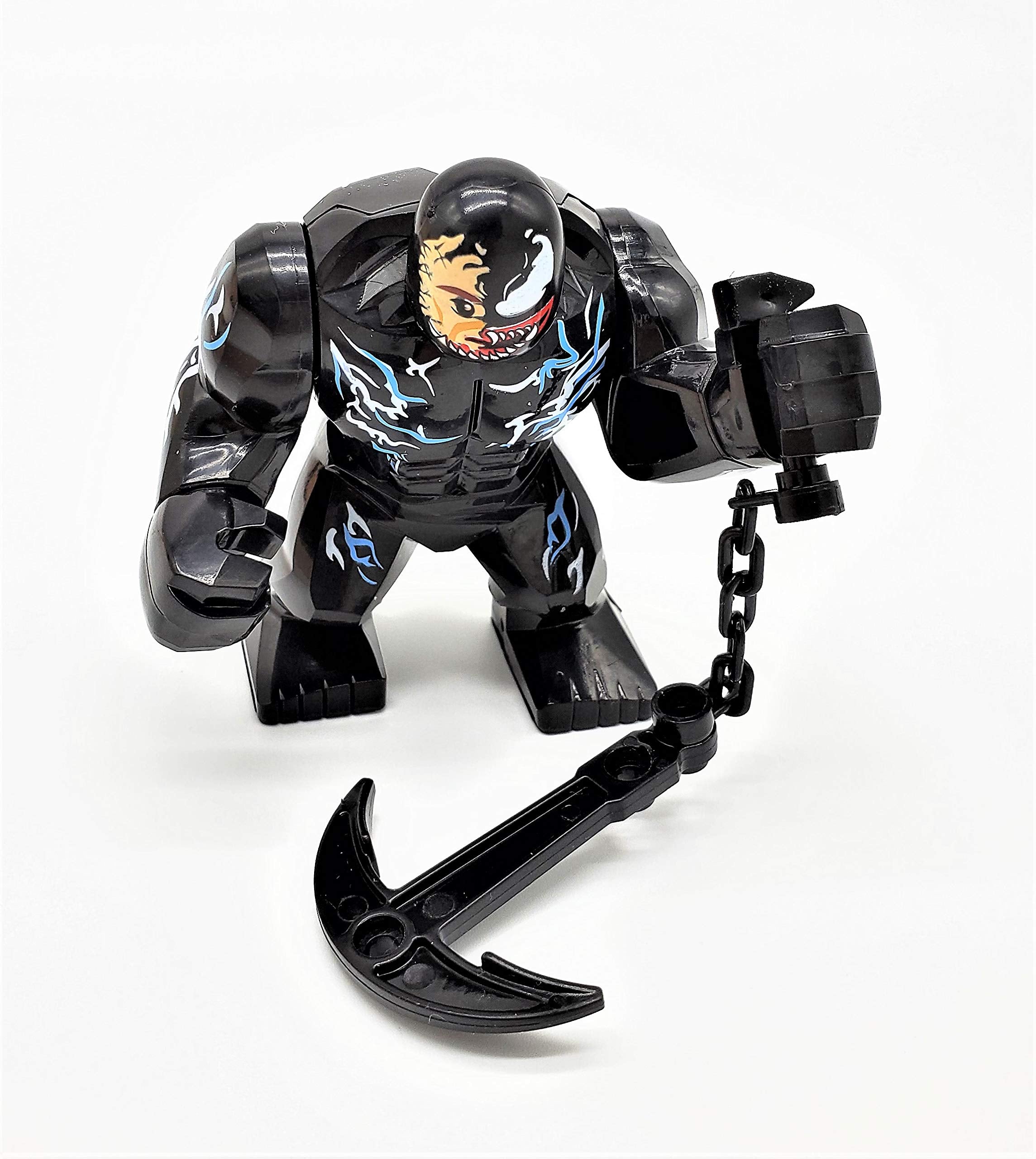 Prodigy Toys Venom fully transformed head allows iconic villain display options.