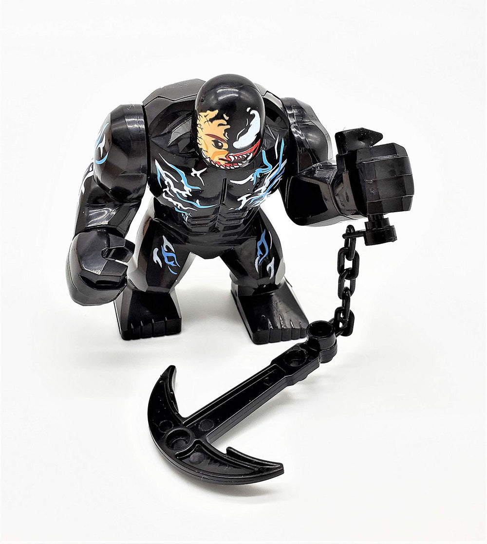 Prodigy Toys Venom fully transformed head allows iconic villain display options.