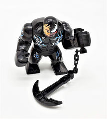 Prodigy Toys Venom fully transformed head allows iconic villain display options.