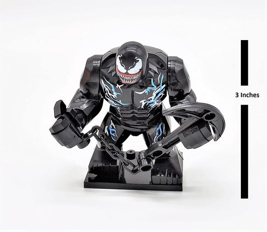Prodigy Toys Venom interchangeable heads highlight dual forms for versatile posing.