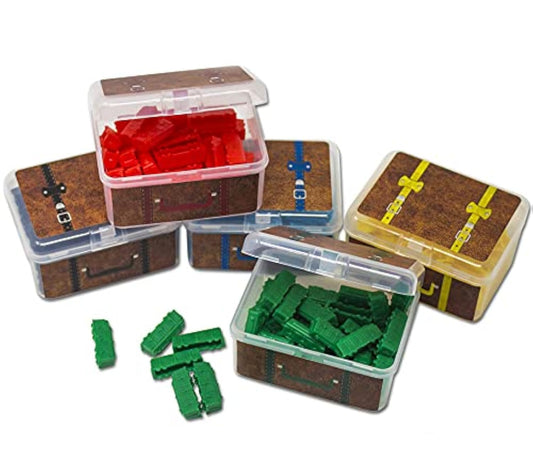 PRODUCT80 BitsBin storage cases unboxed show compact organization for Ticket to Ride