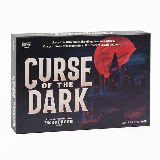 Professor PUZZLE Curse of The Dark Escape map shows interconnected clues for progress