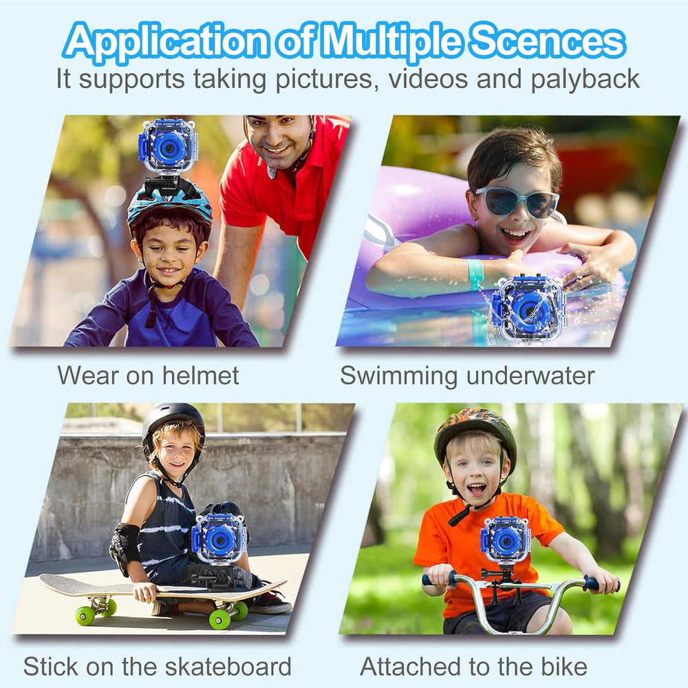 Prograce 1080p video mode captures clear action for school trips and outdoor fun
