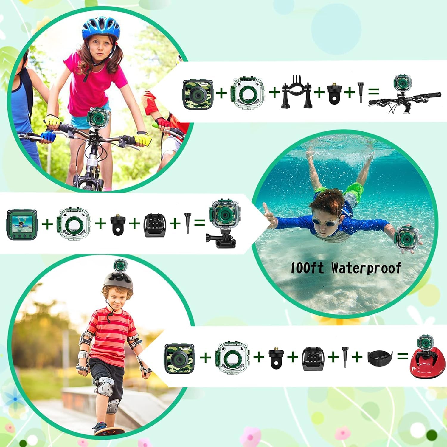 PROGRACE camera captures sharp 5MP photos during playtime