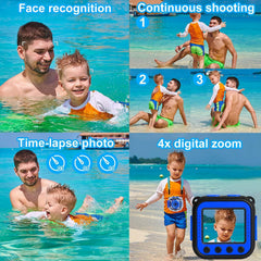 Prograce kids camera supports burst shots for fast paced play and sports