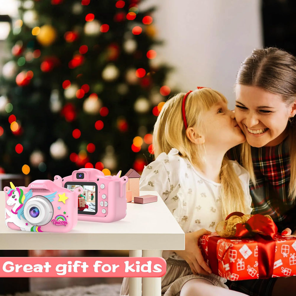 PROGRACE Kids Camera long-lasting battery supports hours of play.