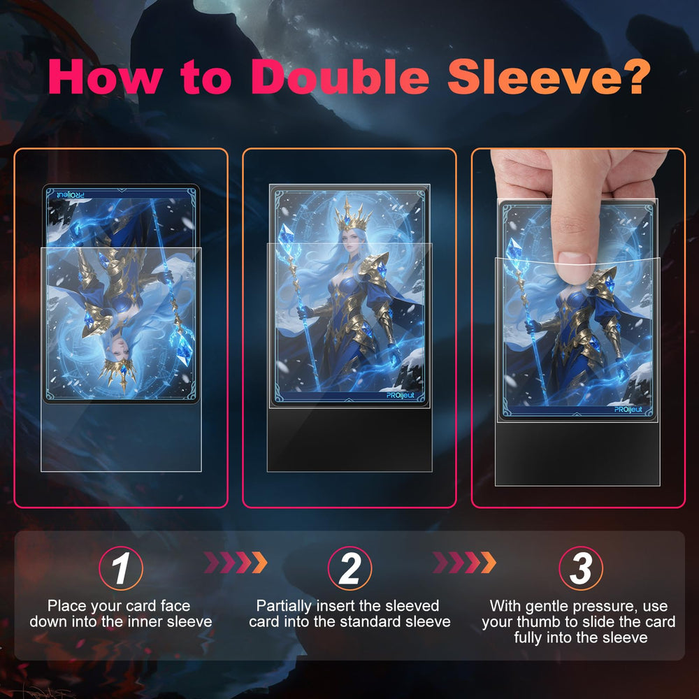 Proijeut 5000 inner sleeves may be too tight for sports cards