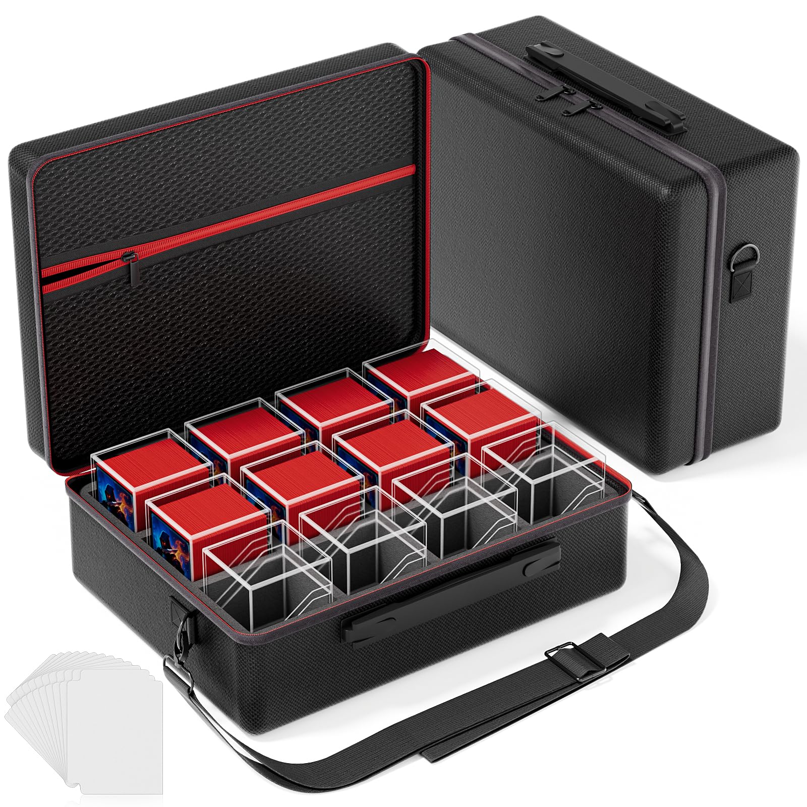 Proijeut card deck boxes: twelve-box set for organized tournament storage.