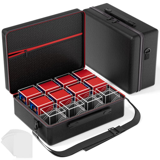 Proijeut card deck boxes: twelve-box set for organized tournament storage.