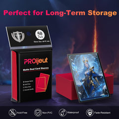 Proijeut dual matte finish reduces glare for easier visibility