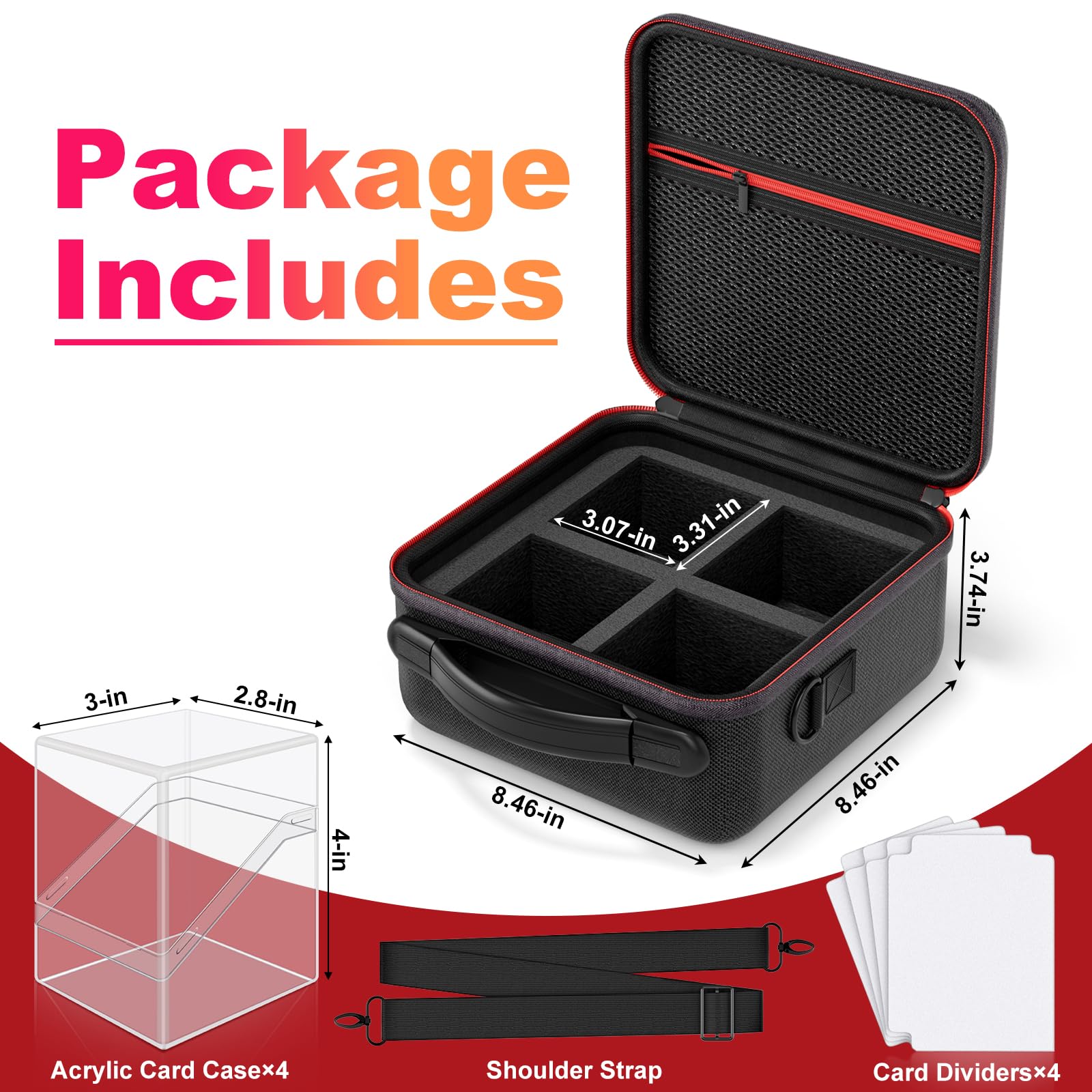 Proijeut portable carry case with shoulder strap enables easy transport.