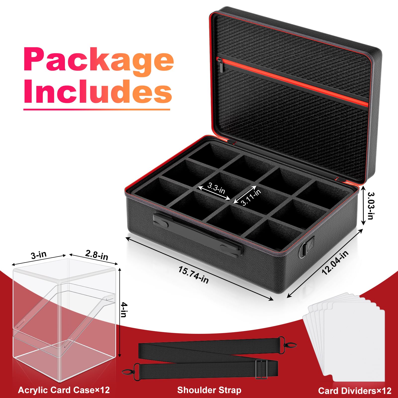 Proijeut portable carrying case keeps all boxes together for transport.