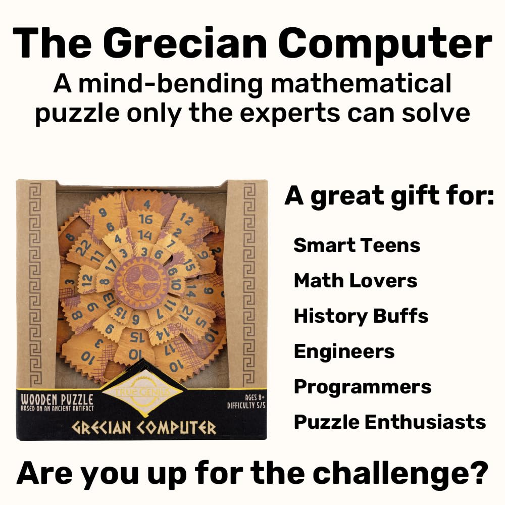 Antikythera-inspired Grecian Computer nods to ancient engineering.