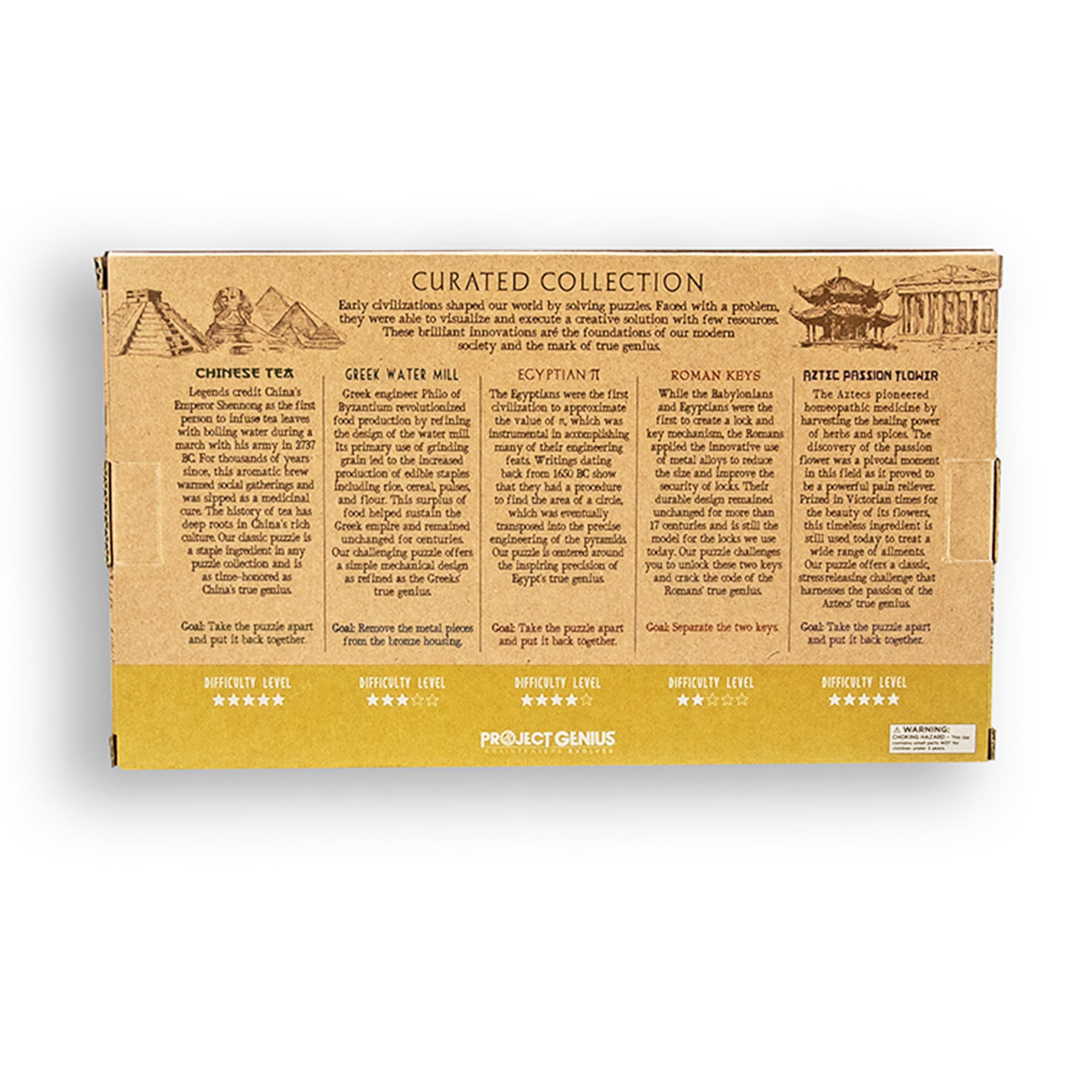 Project Genius Curated Collection boxed gift set ready for shelves or gifting