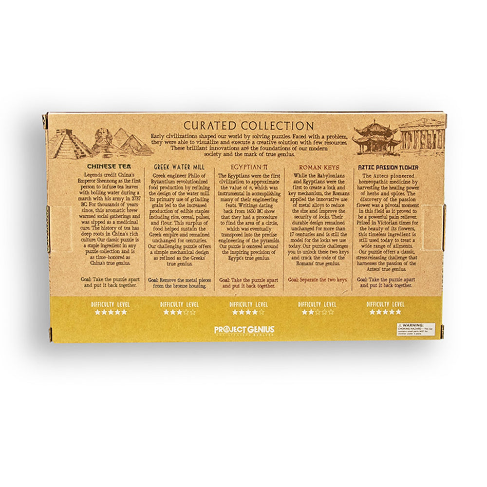 Project Genius Curated Collection boxed gift set ready for shelves or gifting