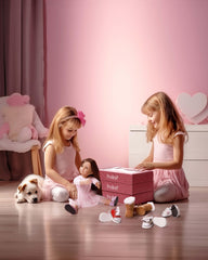 Prollete purple dress doll shoes add playful elegance to outfits.