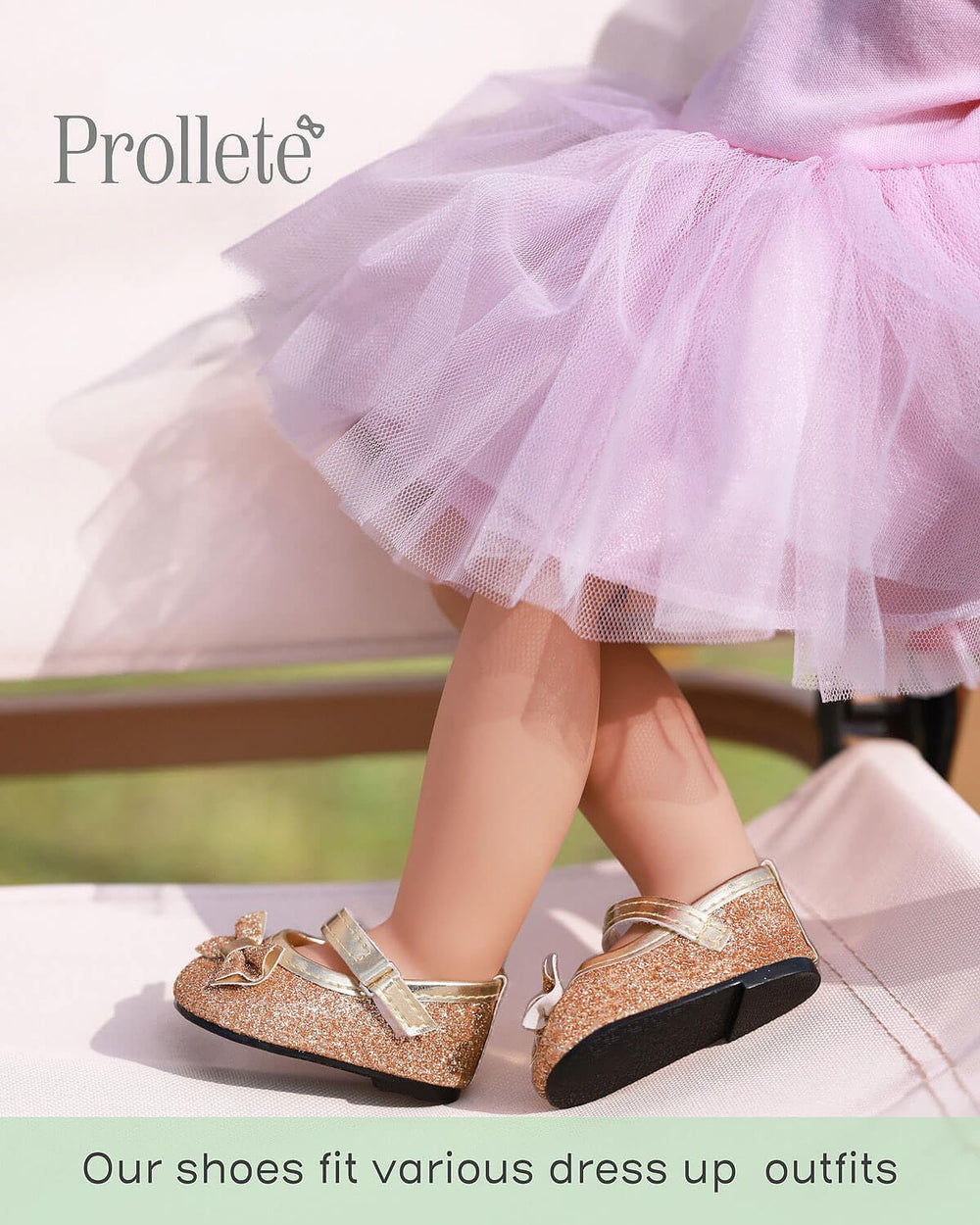 Prollete brown cowgirl boots for 18-inch dolls add rustic charm