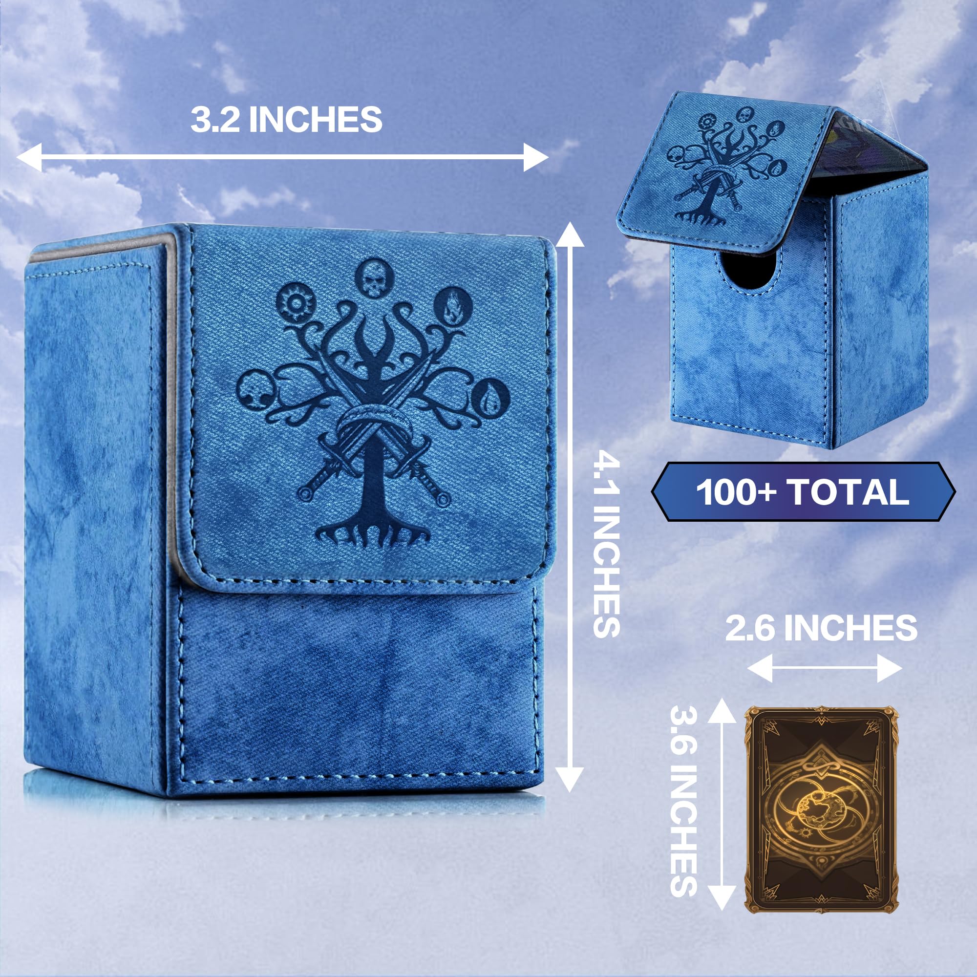 PROMAXIBINDER MTG Commander Deck Box interior microfiber cushions cards