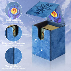 PROMAXIBINDER MTG Commander Deck Box navy blue-tree color enhances style