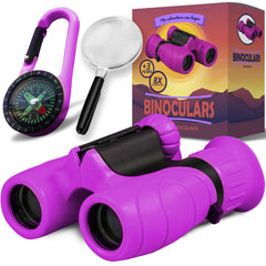 Promora kids binoculars with rugged rubber coating for durable outdoor play