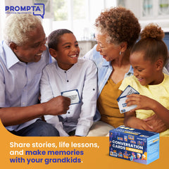 Prompta 200 on-table setup invites relaxed, face-to-face conversations.