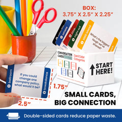 Prompta 400 Open-ended questions deck opens meaningful conversations at work