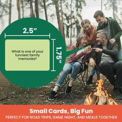 Prompta 600 cards explore Family Dynamics for understanding values and memories.