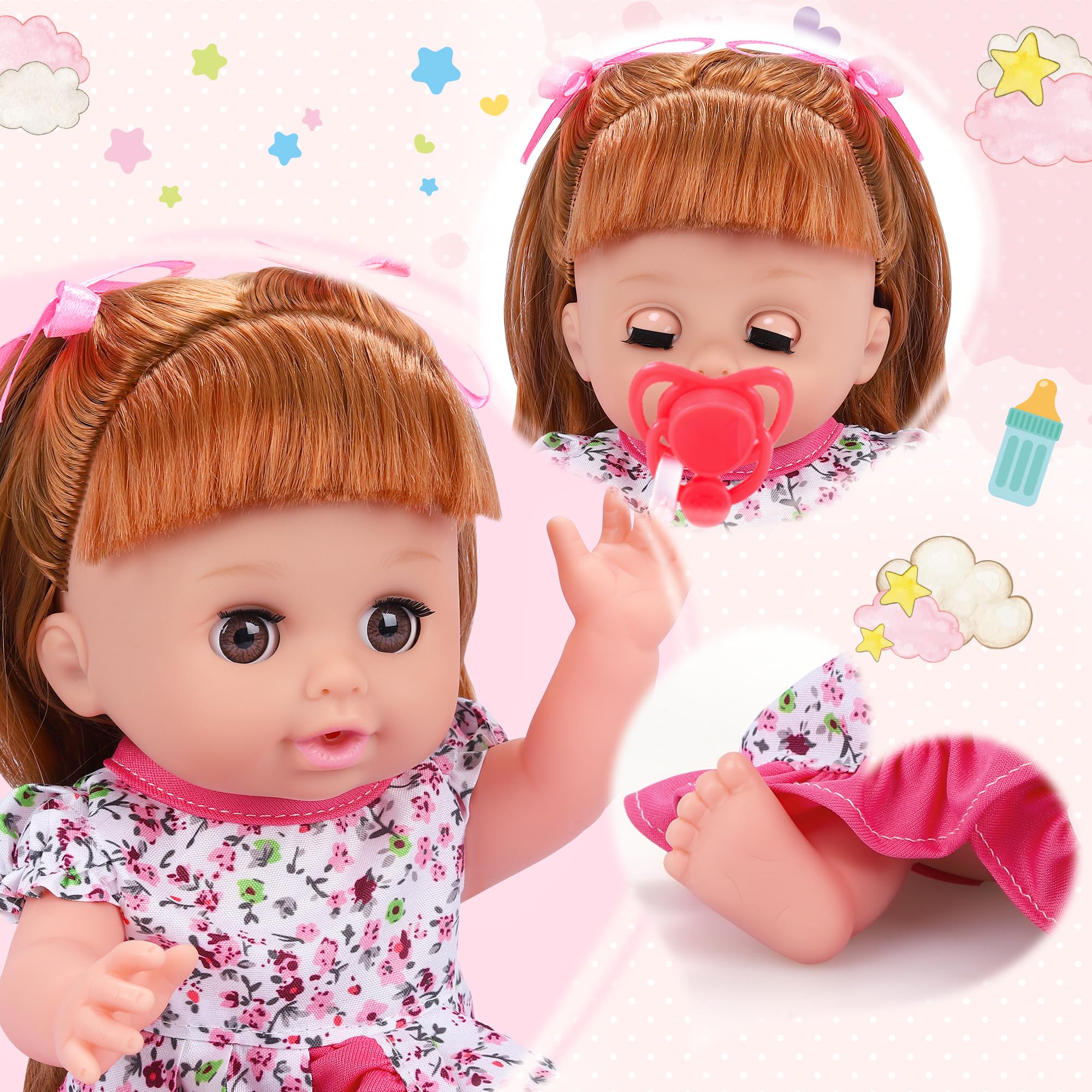 PROOU doll outfit set to dress and customize tiny dolls during playtime.