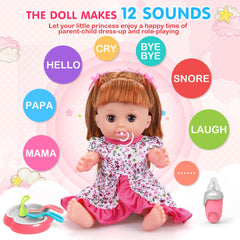 PROOU feeding bottle and tableware enable lifelike feeding play moments.