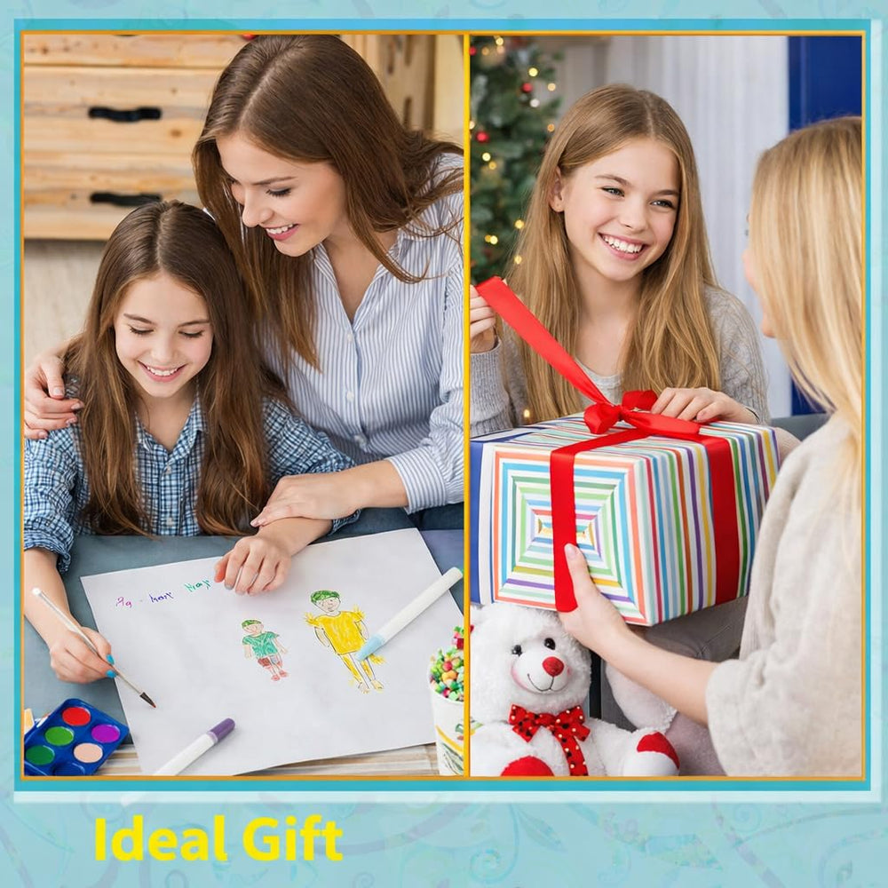 Prudiut 36-color set supports portable arts, ideal for travel crafts and classroom activities