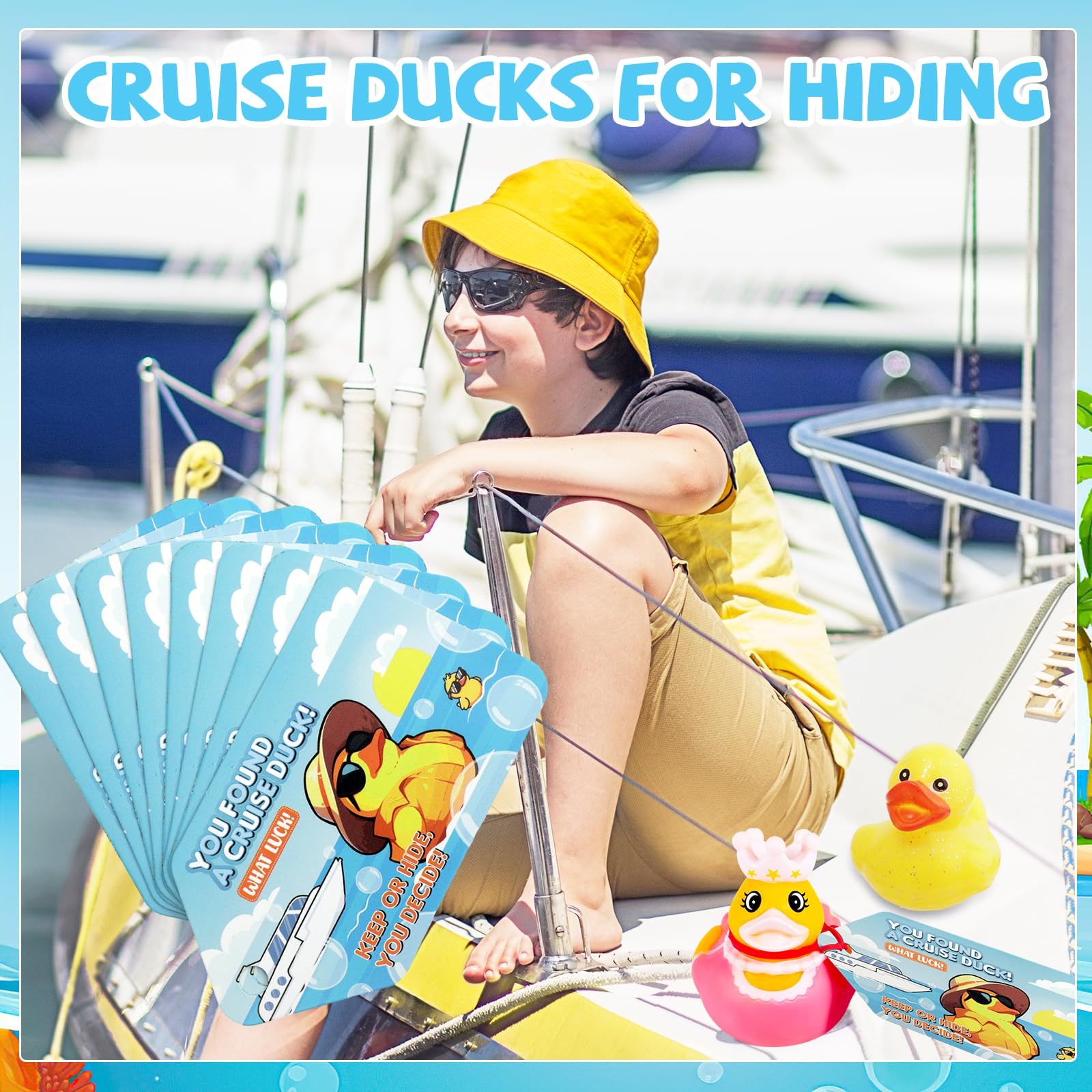 Prudiut cruise-ducks compatible with major lines like Carnival and Princess.