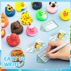 Prudiut rubber bands cruise secure tags and tidy duck setups.