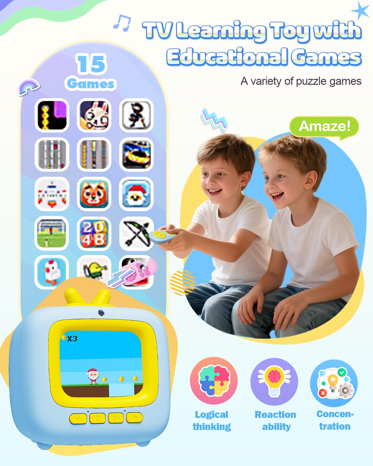 Prysyedawn Story Machine Kids Blue gift-ready box makes a thoughtful present.