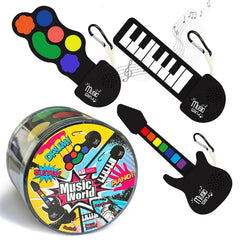 PSXTCU mini roll-up guitar: portable, on-the-go musical play.
