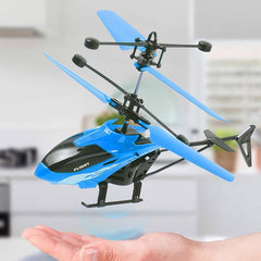 PTGHT helicopter with LED lights for bright visibility during indoor play