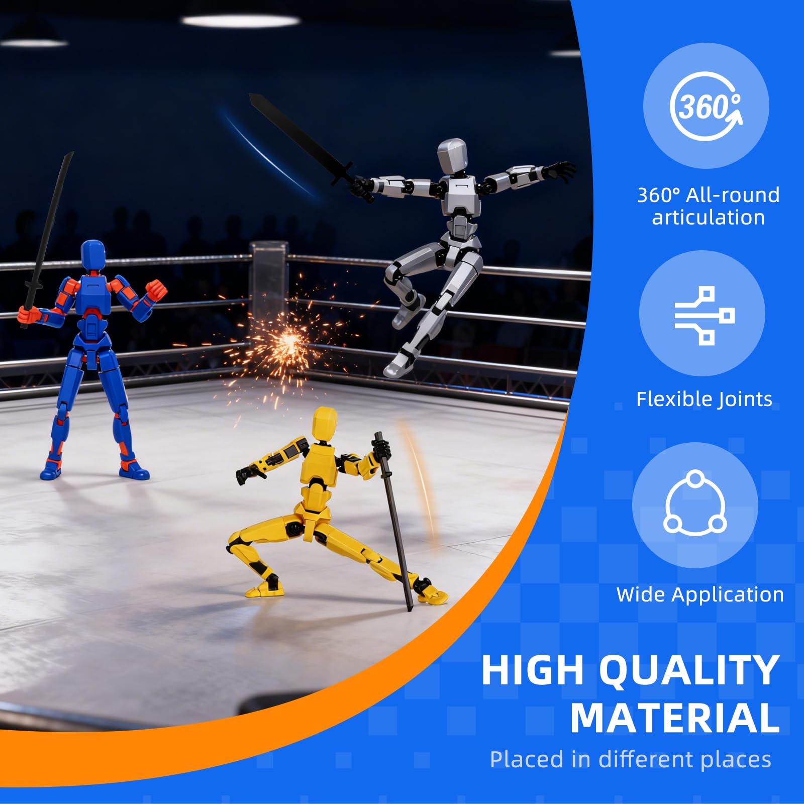 Pthjswj Dummy13 figures in dynamic poses for photos and displays