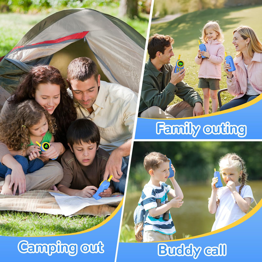 Ptnerbeh radios offer reliable chats with up to three miles of range.