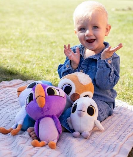 Plush made from recycled plastic supporting sustainable choices.