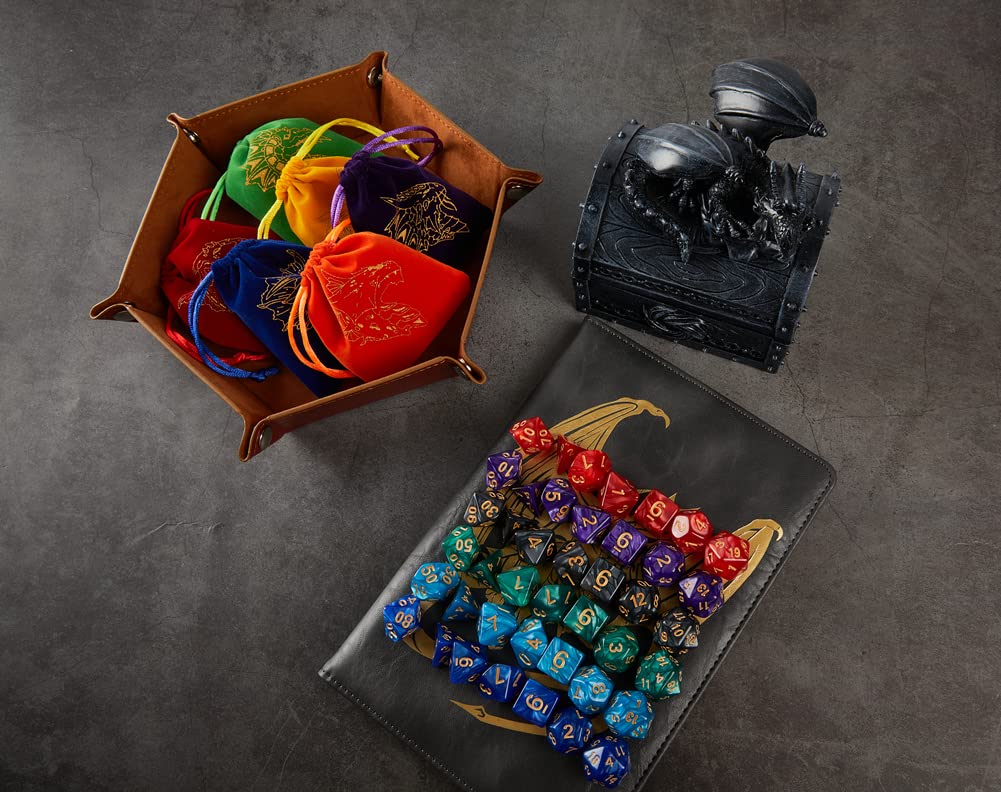 PUGED DND dice with large numbers improve readability during fast rounds.
