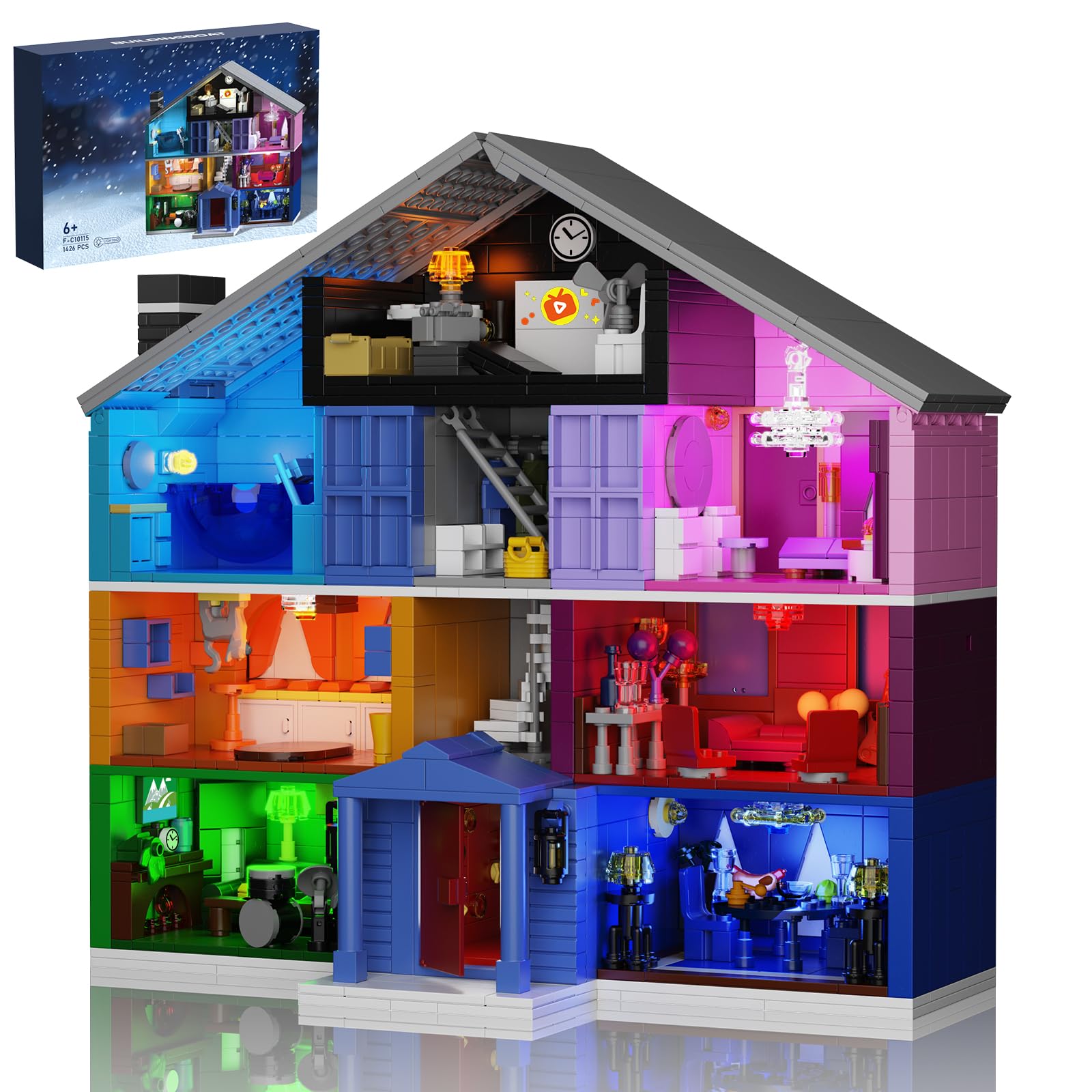 PUIOSYMG Star House exterior view, ideal for imaginative play and display.