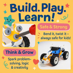 PUKUPIG durable ABS plastic with rounded edges ensures safe play