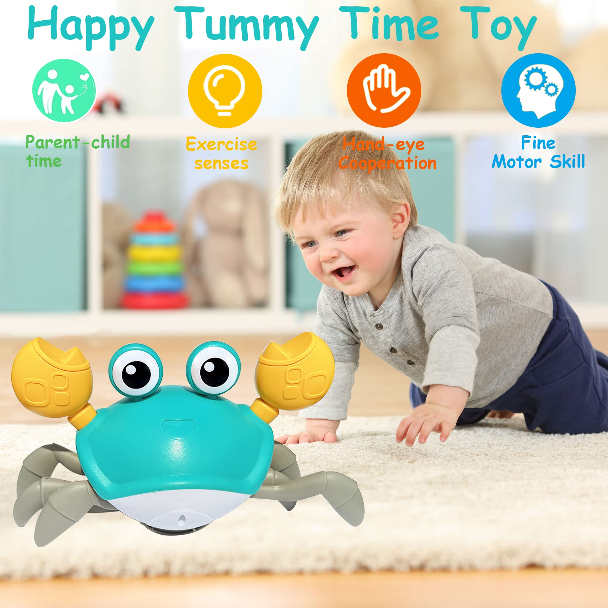 PULASIDO crab toy for indoor outdoor playtime with family